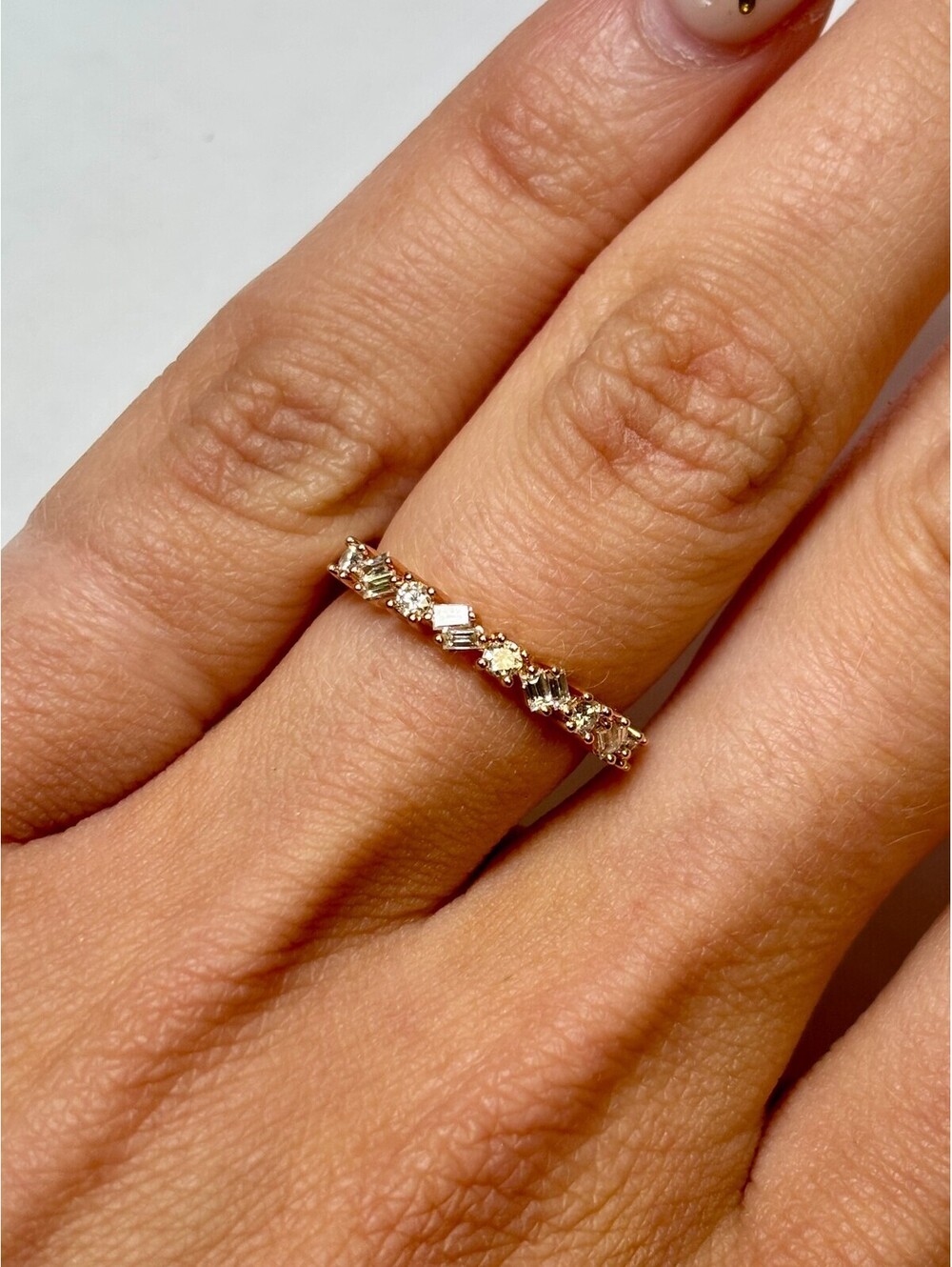 14k Rose Gold Diamond Ring